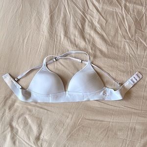 Aerie adjustable straps bra, light blue, full coverage, 34A